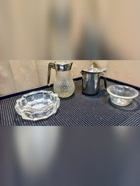 Various Vintage Tableware And Serving Pieces